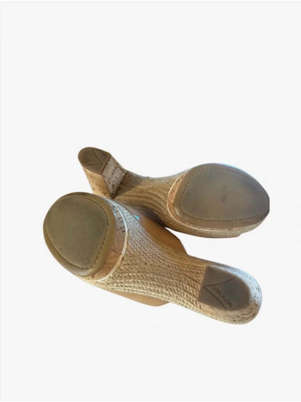 Prada Nude Patent Leather Open-Toe Slide Mules - Picture 3 of 6